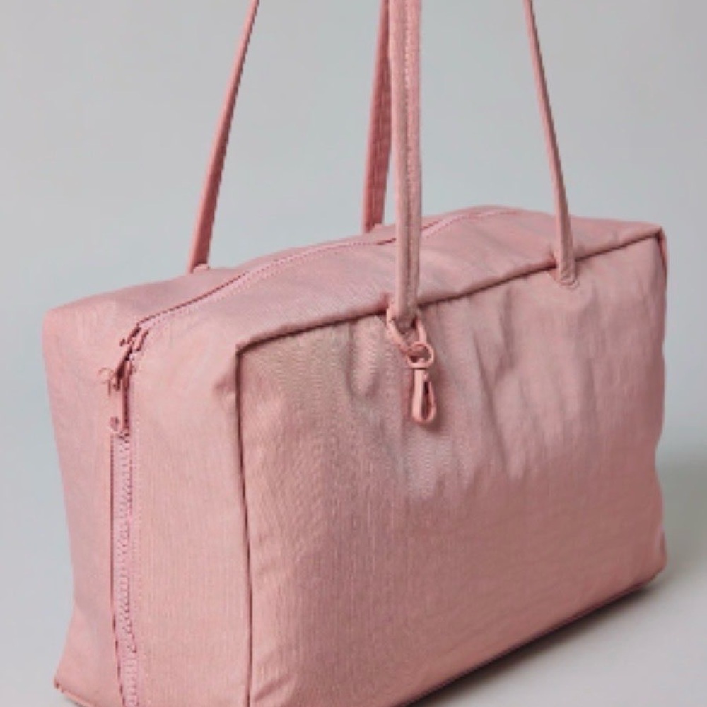 BAGGU Pink Bowler Bag